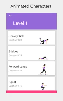 Buttocks & Legs Workout Home android App screenshot 4