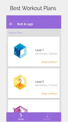 Buttocks & Legs Workout Home android App screenshot 6